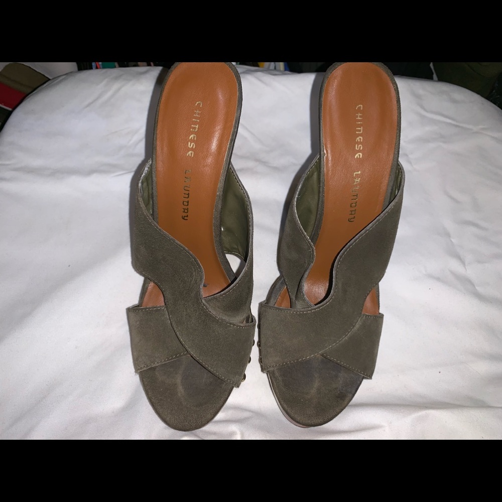 Olive Green women sandal